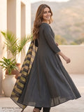 Contemporary Ethnic Kurta Set With  dupatta