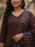 Elegant & Detailed Kurta Set With Dupatta