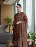 Varanga Women Brown Printed Straight Kurta Paired With Solid Bottom And Printed Dupatta