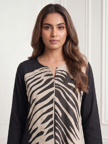 Dual-Tone Botanical Midi For Womens