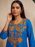 Kashmiri Embroidered Short Kurti