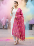 Elegant net dupatta featuring sequence detailing for a stylish and feminine finish.