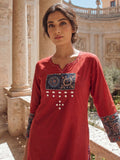 Ajrakh-Vibe Mirror Women Kurta Set