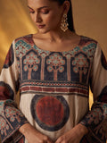 Women's Printed Kurta Set with Farsi Salwar
