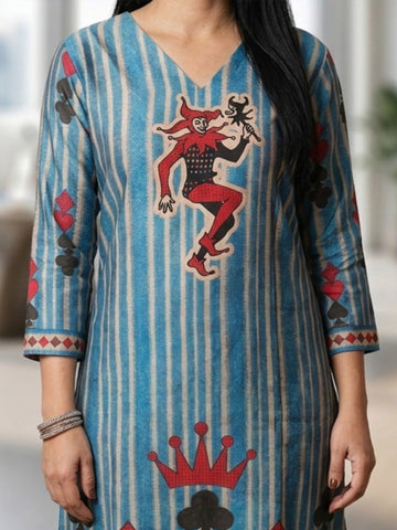 The Contemporary Classic Striped Kurta
