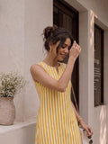 The Desert Sun Linear Women's Kurta Set