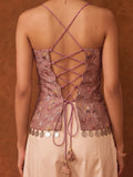Brocade Corset Top