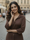 Polished & Modern Collar Dress