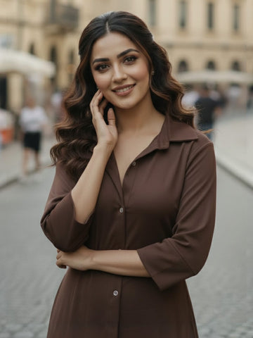 Polished & Modern Collar Dress