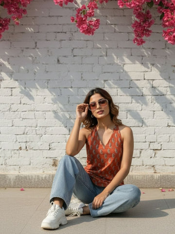 Halter Neack Short Kurti For Summers