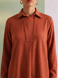 Women's Solid Relaxed-Fit Shirt & Wide-Leg Co-Ord Set
