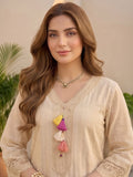 Varanga Women-Floral Motif Thread Embroidered Kurta With Trouser & Dupatta