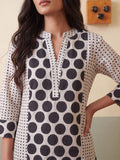 Polka Dot Women'S Kurta Set
