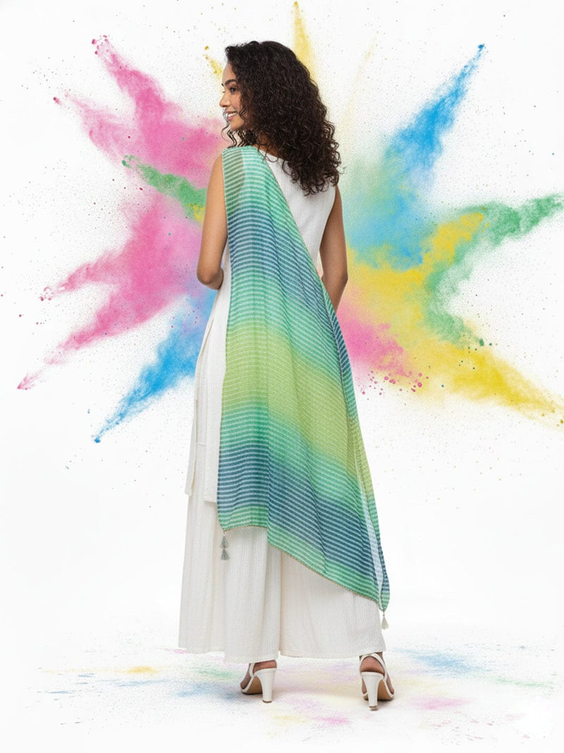 High-Volume Layered Festive Sarara Set