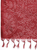 Varanga women straight emroidered kurta with printed bottom