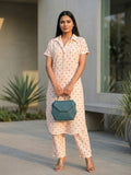 The Summer Heart Printed Button-Up Kurta Set