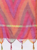 Varanga Women Plus Size Magenta Floral Embroidered Kurta with Trousers & Dupatta