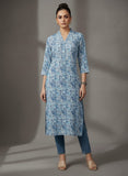 Varanga Women Paisely Printed V Neck Straight Kurta