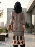 Geometric Folk Kurta