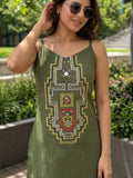 Boho- Olive Women's kurta set
