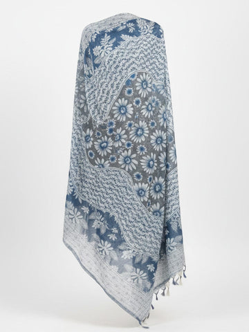 Oceanic Bloom V-Neck Set