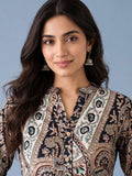 Paisley-Print Tiered Maxi Dress