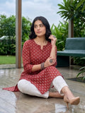 Everyday Maroon Casual Kurta