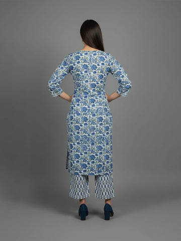 Emerald Bloom Kurta Set