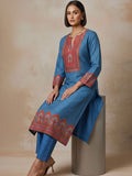 The Midnight Crimson Silk Women'S Kurta Set