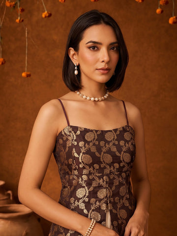 Jacquard Corset Top