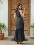 Fusion Bandhni Sharara Set