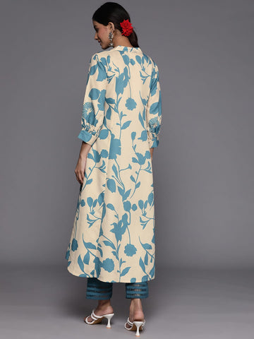 Varanga Women Floral Printed A-Line Kurta