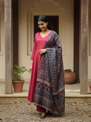 Elegant & Fusion kurta Set With  Duaptta