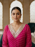 Embellished Fuchsia Kaftan