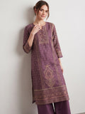 The Royal Purpal Aura Kurta Set