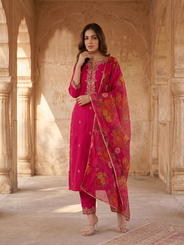 Blush Blossom Women's Kurta Set