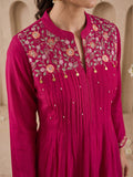 Fuchsia Bloom Women'S Kurta"S Set