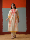 Vertical Panel Printed Kurta Set