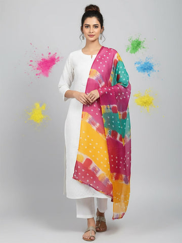 Elegant net dupatta featuring sequence detailing for a stylish and feminine finish.