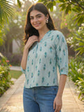 Varanga Women Summer Floral printed Top