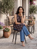 Women's Sleeveless Cotton Printed Kurta