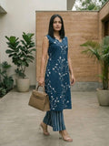 Effortless Summer Indigo Kurta Set