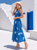 Stripe Fusion Women's Maxi Dress