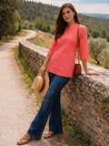 The Pink Bandhej Women's Kurta