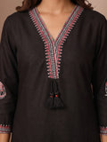 Women's Ethnic Elephant Border Kurta & Trouser With Dupatta Set