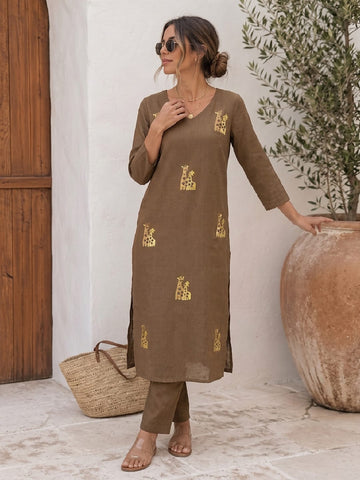 Wild SaffronWomen's Kurta Set
