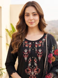 Varanga Women Floral Motif Thread Embroidered Yoke Kurta with Trouser & Dupatta