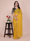 Varanga Embellished Embroidered Poly Chiffon Designer Saree