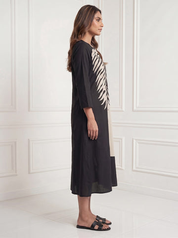 Dual-Tone Botanical Midi For Womens