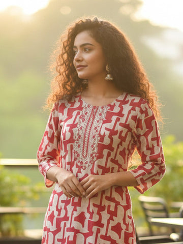 Rust Heritage Print 3-Piece Set